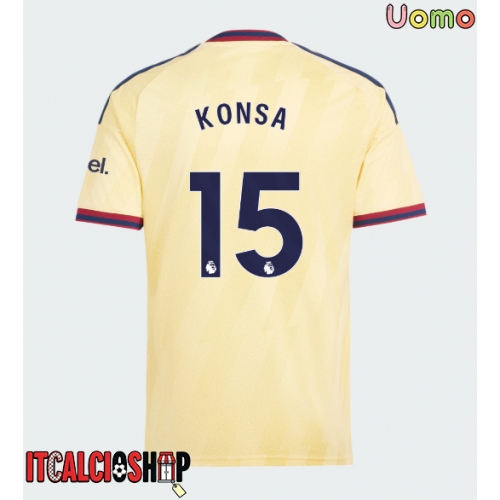 Arsenal Ezri Konsa #15 Terza Maglia 2026-27 Manica Corta